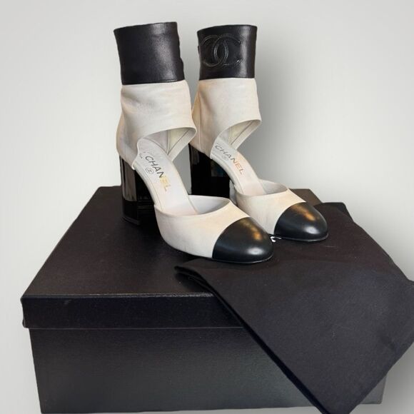 Chanel Lambskin Leather Boots - Picture 1 of 10
